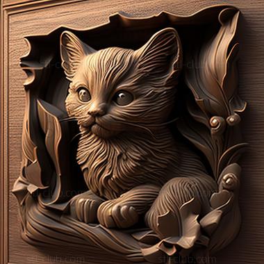 3D model st kitty (STL)